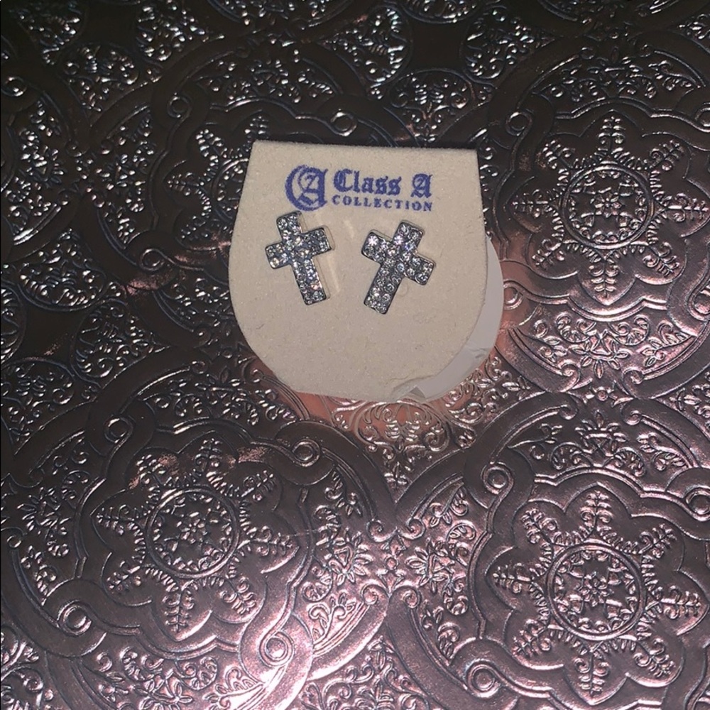 Cross earrings